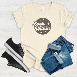 NWOT "Look Within" Statement T-Shirt